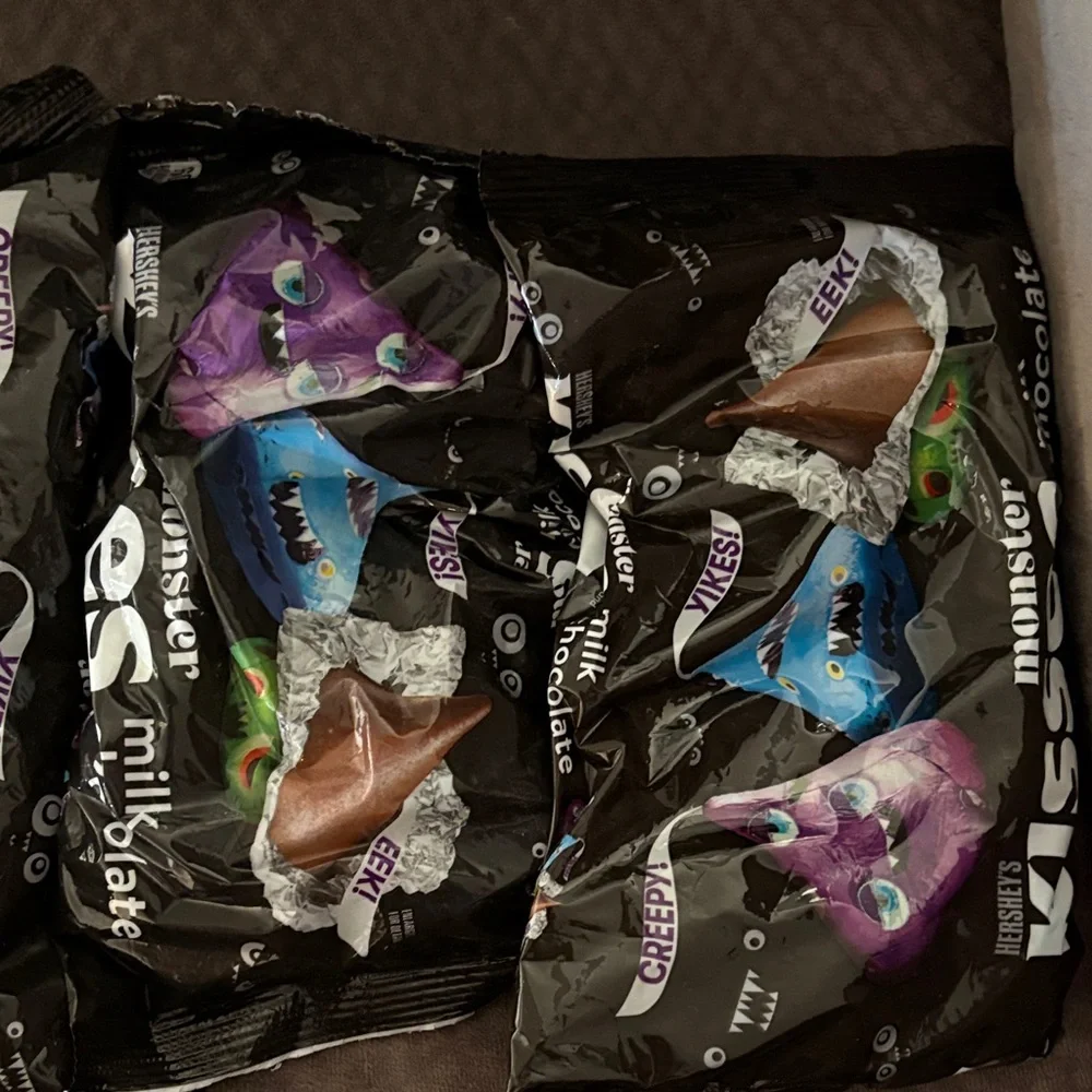 $$SALE$$ Wednesday Halloween Cookies & Creme Cereal Packs, and Hershey Kisses